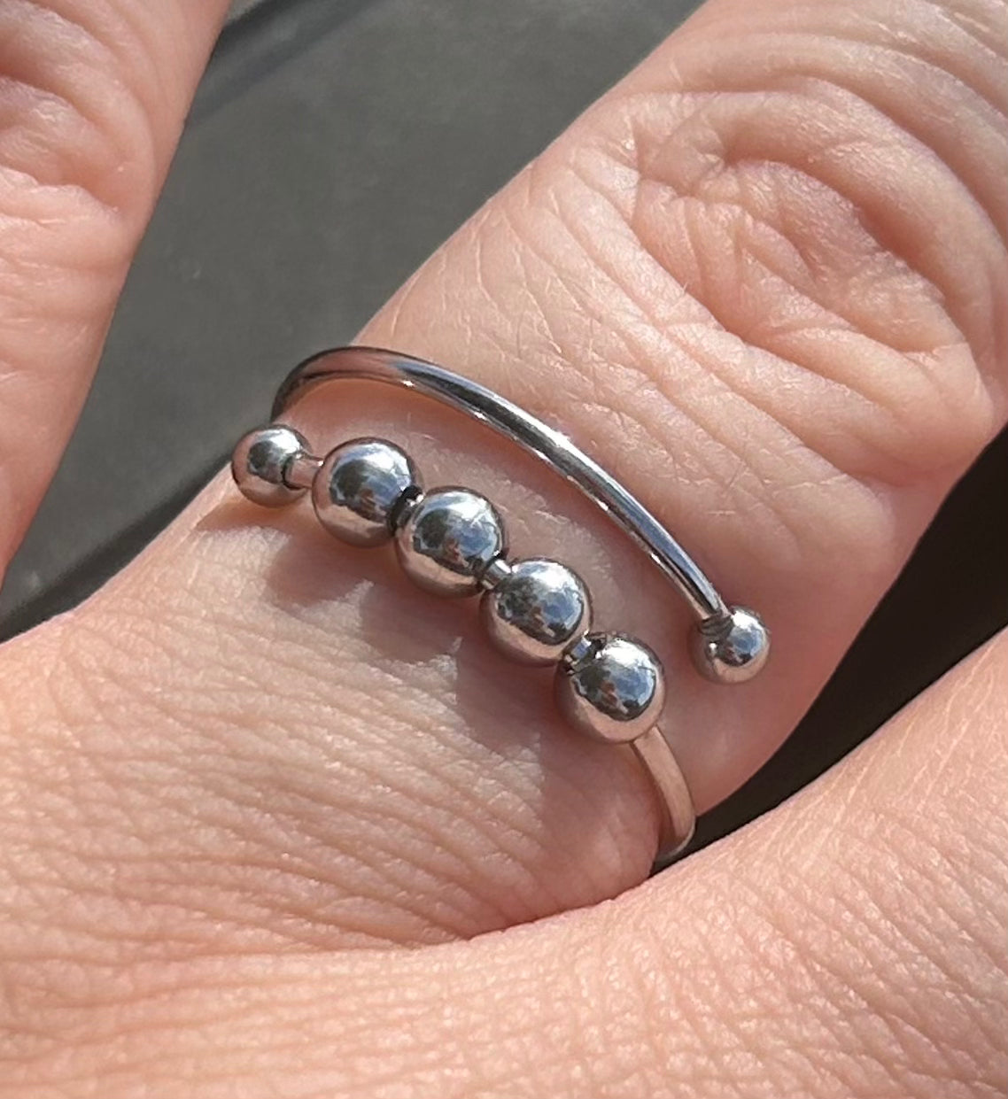 Fidget Beads Ring