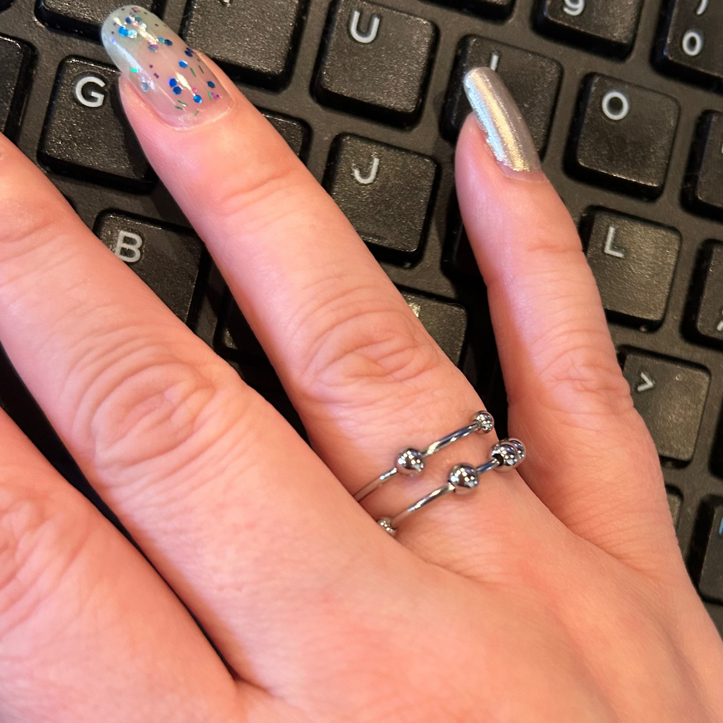 Fidget Beads Ring