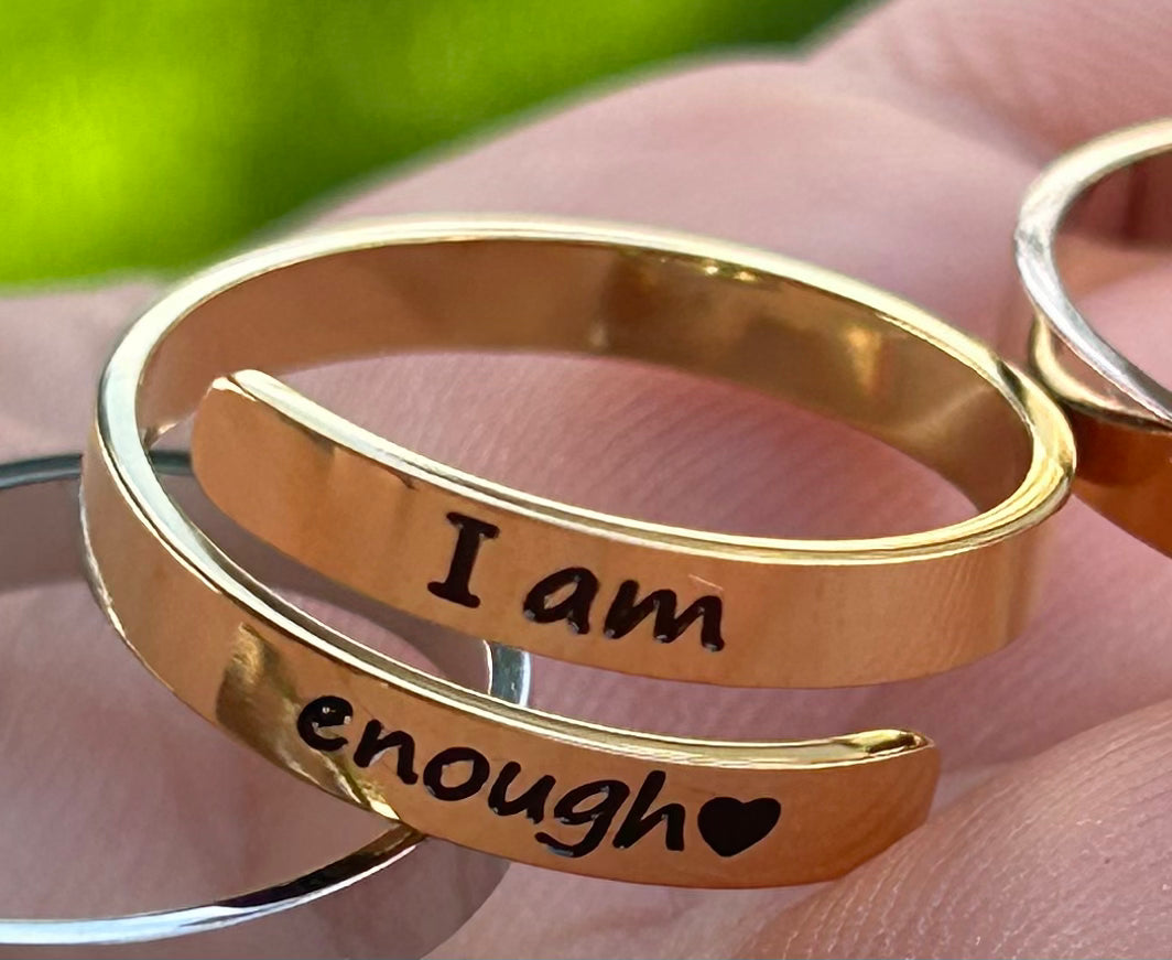 I Am Enough Ring