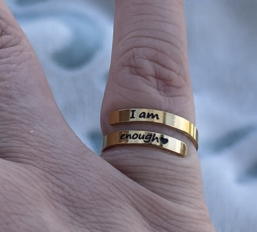 I Am Enough Ring