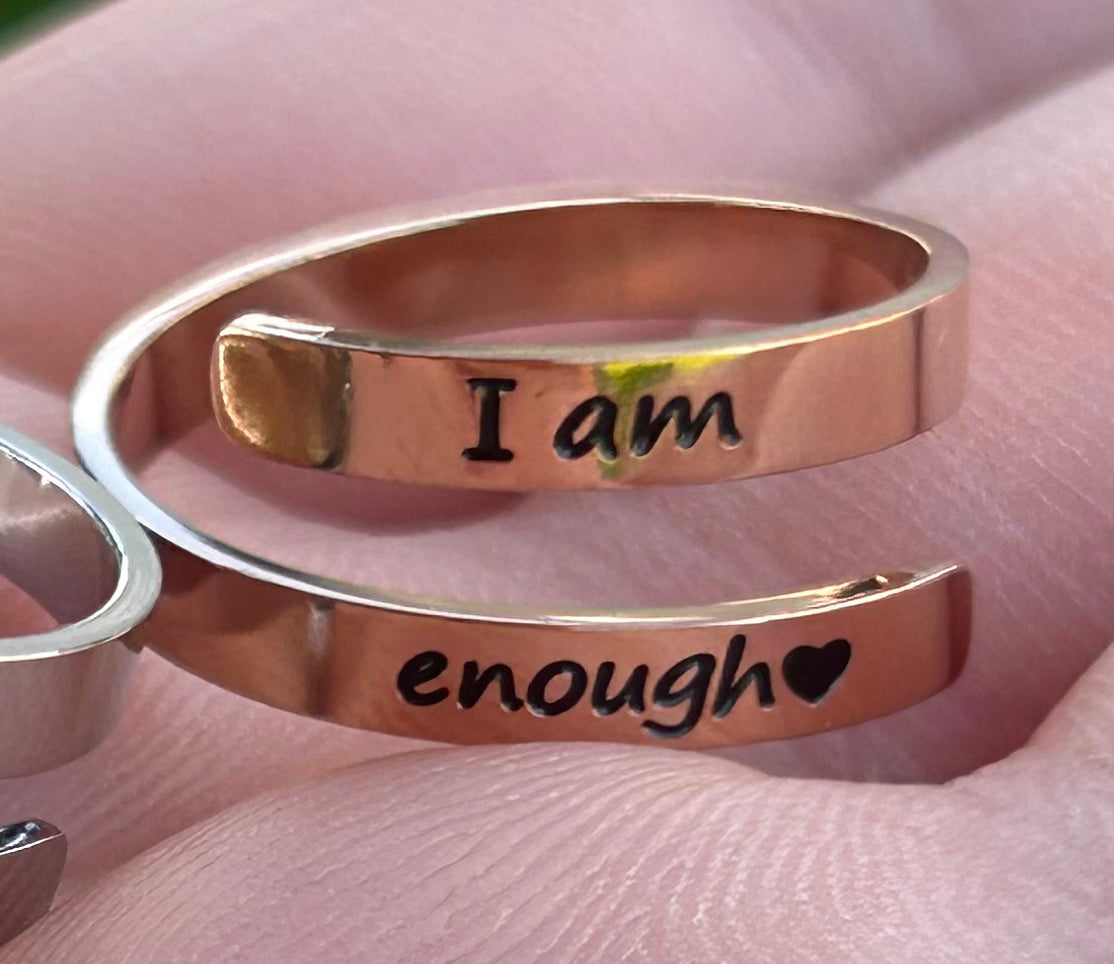 I Am Enough Ring